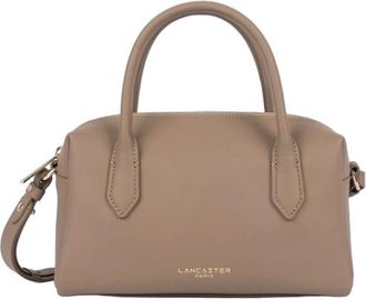 Lancaster Donna Cube M - Dames - Tassen - Beige - Maat: ONE Size Leer