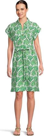 Lilly Pulitzer Emersyn Dress Womens Dress Kitts Green Crossgrain Shady Babe : XXS, Cotton/Nylon/Spandex