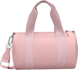 Generic Cylindrical Shoulder Bag Lightweight Durable Design Adjustable Strap Top Handle for Office Commuting and Urban Shopping Trips (Pink, 9.84 &times; 6.69 &times; 6.6