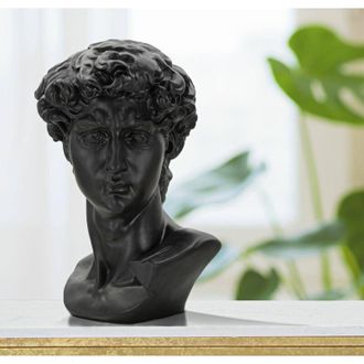 Dmora Dmora - Objetos Azzeruolo, Complemento De Decoraci&oacute;n, Art&iacute;culo Decorativo, Accesorio De Decoraci&oacute;n, 44x36 H60 Cm, Negro