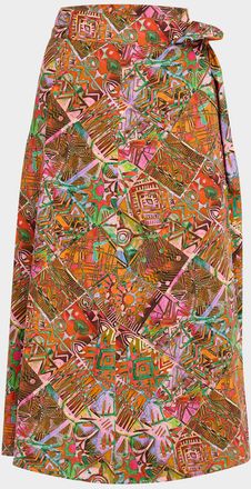 Marie Oliver Tahiti Estine Wrap Skirt