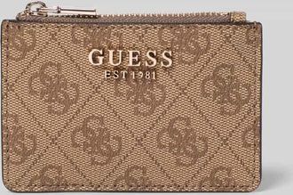 Guess Portemonnaie mit Logo-Detail Modell Laurel in Hellbraun, Gr&ouml;&szlig;e 1