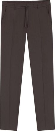 HUGO BOSS P-Perin-Rds-Wg-262 Broek - Heren - Slim Fit Broeken - Bruin - M - Linnen - Broeken