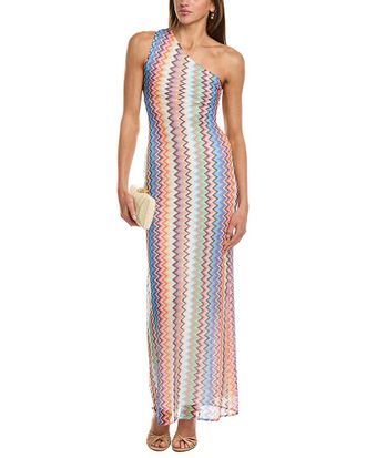 M Missoni Abito Lungo Maniche Maxi Dress