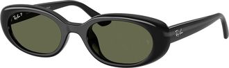 Ray-Ban RB4441D Asian Fit Polarized 66779A Mens Sunglasses Black Size 53