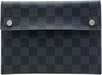 Louis Vuitton Pre-owned Alpha Pochette MM - Heren - Vintage Clutch - Zwart - ONE Size - Vintage
