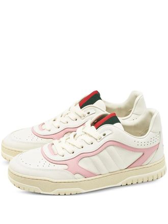 Gucci GG leather sneakers - women - Calf Leather/Calf Leather/Rubber - 39 - White