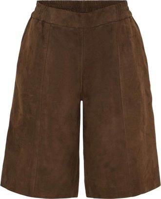 BTF-CPH Btfcph - Leren Jassen - Dames - Korte broeken - Bruin - Maat: XS Leer