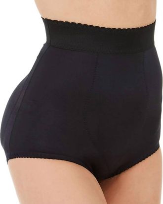 Rago High Waist Padded Panty Soft Control In Black