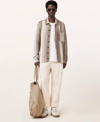 AllSaints Cotton Underground Relaxed Fit Logo Joggers, Size: XXL