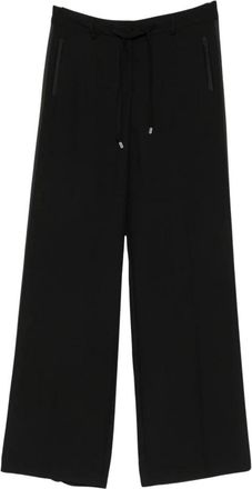 Ermanno Scervino Mf 099 Pantalone - Dames - Wijde Broeken - Zwart - S - Polyester - Broeken