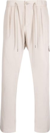Herno drawstring straight-leg trousers - men - Polyester/Polyester/Elastane - L - Neutrals