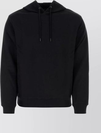 A.P.C. drawstring hood cotton sweatshirt