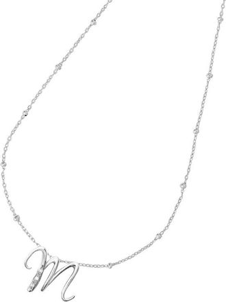 Dower & Hall Silver & Diamond Letter Pendants