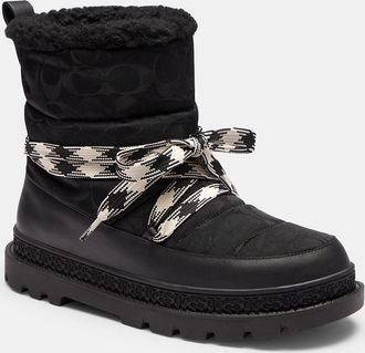 Coach Winter Boot In Signature Recycled Nylon