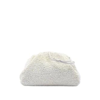 Bottega Veneta Pre-owned Mini Pouch - Dames - Pre-owned - Wit - Maat: ONE Size Leer