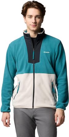 Columbia mens Sequoia Grove Full Zip Fleece, River Blue/Dark Stone/Black, XL