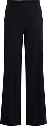 &Co Woman Basic Trouser - Dames - Wijde Broeken - Blauw - 3XL - Broeken