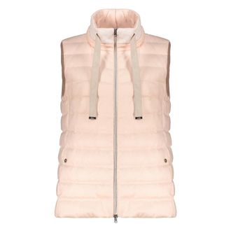 Herno Vests, female, Pink, Size: M Elegant Sleeveless Vest