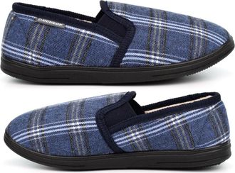 Generic Mens Slip On Slippers Size 6 Boys Slippers Size 6 Mens Thermal Slipper Slip On Slipper Thermal Sizes 6-12 Navy 11 UK