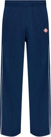 Casablanca Pantaloni sportivi con applicazione - Blu