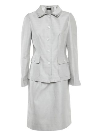 Dolce & Gabbana cotton button suit - Grey