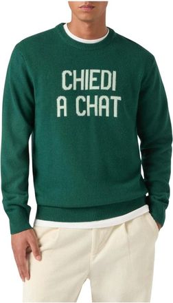 MC2 Saint Barth Jersey Heron Cuello Redondo - Knitwear - Hombre - Verde - ONE SIZE