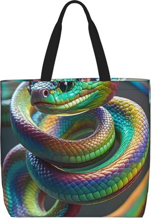 Generic 3D Snake Shoulder Bag Portable Carry Bag Waterproof Shoulder Bags For Beach Work Picnic