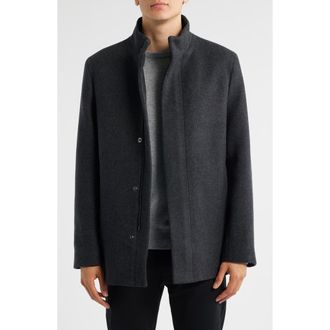 Theory Clarence Wool Melton Jacket in Pestle Melange at Nordstrom Rack, Size Medium