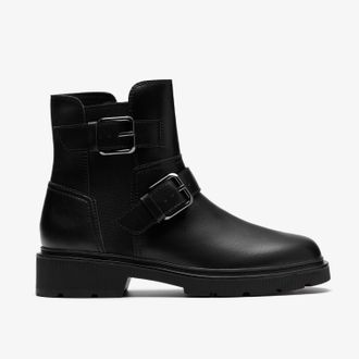 Clarks Lauryl Bay Black Leather
