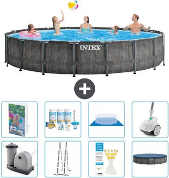 Intex Piscina Prism Frame Redonda - 549x122 Cm - 9-piezas S658