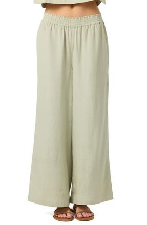 O'Neill Sanders Wide Leg Pants in Desert Sage at Nordstrom, Size Xx-Large