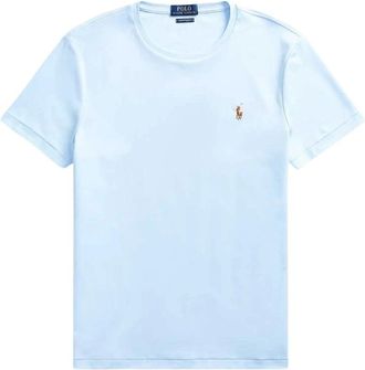 Ralph Lauren Stijlvol T-shirt - Heren - T-shirts - Blauw - L - Katoen - Tops