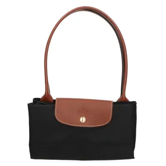 Longchamp Black Nylon Tote Bag (Pre-Owned)