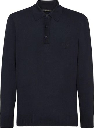 Billionaire Boys Club Crest Pullover - Heren - Ronde hals truien - Blauw - XL - Katoen - Truien & Vesten