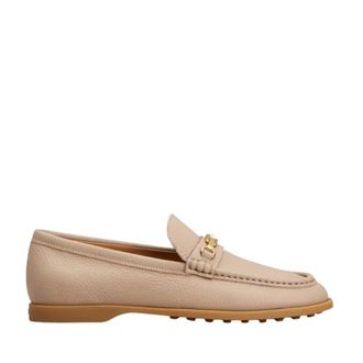 Tod's Tods, Loafers, female, Pink, Size: 8 1/2 US Soft Calfskin Loafer