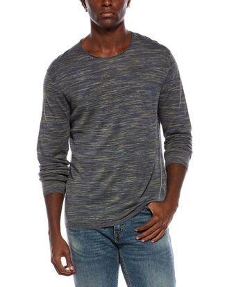 John Varvatos Omar Space Dye Linen-Blend Shirt