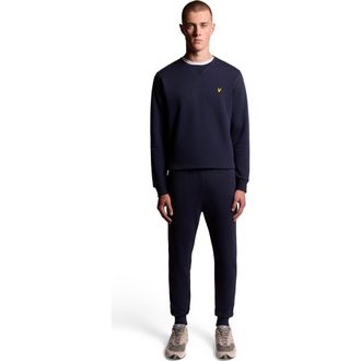 Lyle & Scott Crew Neck Sweater in Navy at Nordstrom, Size Xx-Large