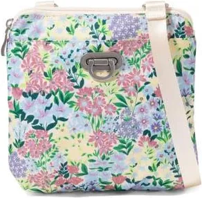 Baggallini Coastal Flip Lock Mini Crossbody in Meadow Print at Nordstrom