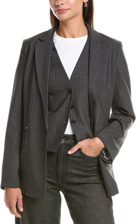 Rag & Bone 2pc Wool-Blend Jennifer Blazer & Vest Set
