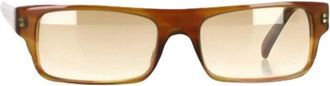 Prada Pre-owned Accessories, female, Brown, Size: ONE SIZE Pre-owned Acetate sunglasses
