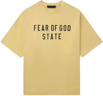 Fear of God T-shirt con stampa - Giallo
