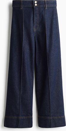 H&M Wide High Ankle Jeans - Blue