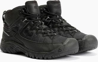 Keen Mens Keen Targhee EXP MID Waterproof Mens Black Trainers - Size: 10
