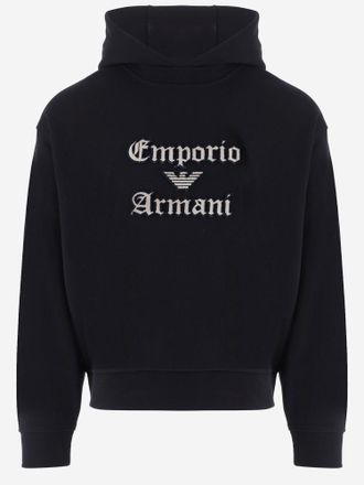 Emporio Armani katoenen hoodie met logo