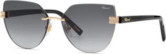 Chopard Schm49S 300F Sunglasses - female - Chopard - Sunglasses - Black - 60 MM - Accessories