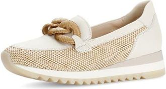 Gabor Chain Link Loafer in Natural/Panna at Nordstrom, Size 6.5Us