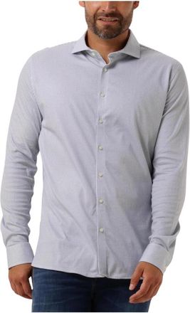 DeSoto Klassiek Blauw Gestreept Overhemd - Heren - Casual Overhemden - Blauw - L - Overhemden