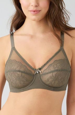 Wacoal Retro Chic Full Figure Underwire Bra in Bungee Cord at Nordstrom, Size 34Ddd