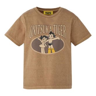 Onitsuka Tiger (WMNS) Onitsuka Tiger x Astro Boy Printed Short Sleeved Top Brown 2182B558-200